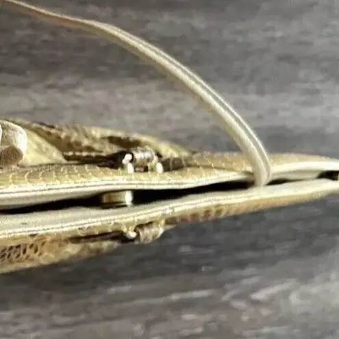 Vintage Pico Bello Genuine Boa Snake Skin Leather Shoulder Crossbody Purse Bag Brown