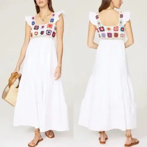 Slate + Willow Crochet Midi Dress Size XS