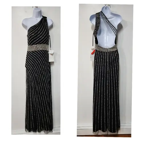 Mac Duggal 9107 Prom Long One Shoulder Column Gown Size 6 Sold out