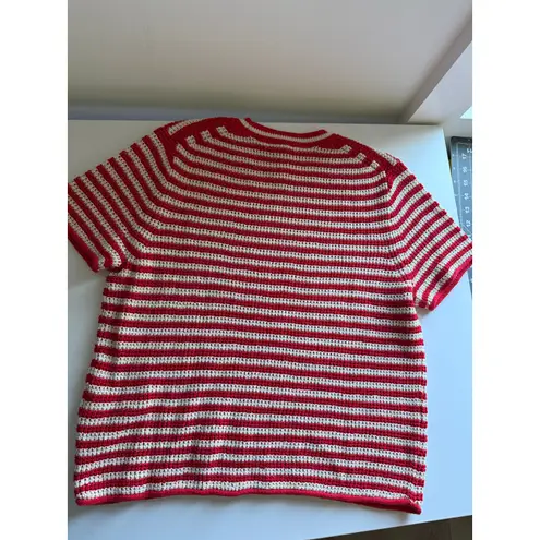 $98 New J Crew Linen Crewneck T