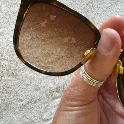 Dolce & Gabbana  Havana Gold Sunglasses