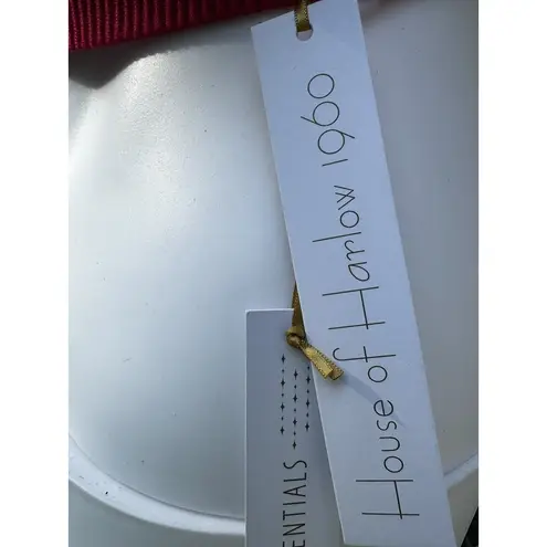 House of Harlow 1960 x Revolve Wide Strap Crop Top Woman’s pink Size L, NEW