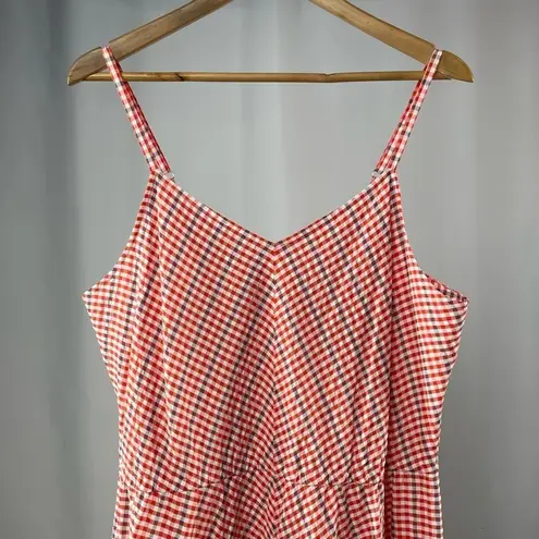 NWT L.L. Bean Signature Strappy Midi Dress in Rustic Orange Size 16