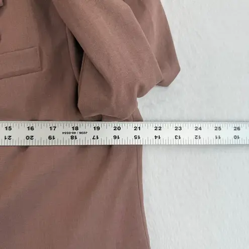 Altard State Womens Blazer Size L Brown 2 Button Long Sleeve Career Jacket Size L