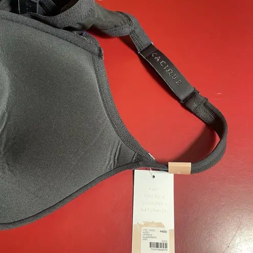 Cacique Bra Lane Bryant Black Full Coverage T-Shirt Padded Underwire 44DD NWT