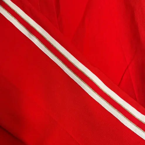 Derek Lam 10 Crosby Corinna Tuxedo-Striped Cropped Flare - Size 10