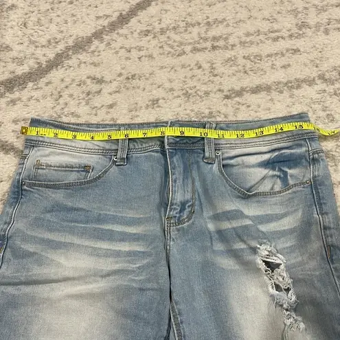 Ymi Anklet Ripped Skinny Jeans