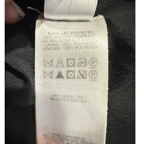 Victoria Beckham Victoria Wrap Panel Dress Women's 2 Blue Black Long Sleeve RTR