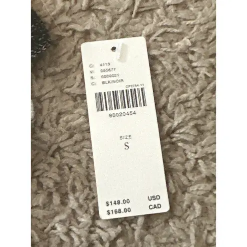 Maeve Anthropologie NWT Black & White Halter Ruffle Sweater Tank Size S