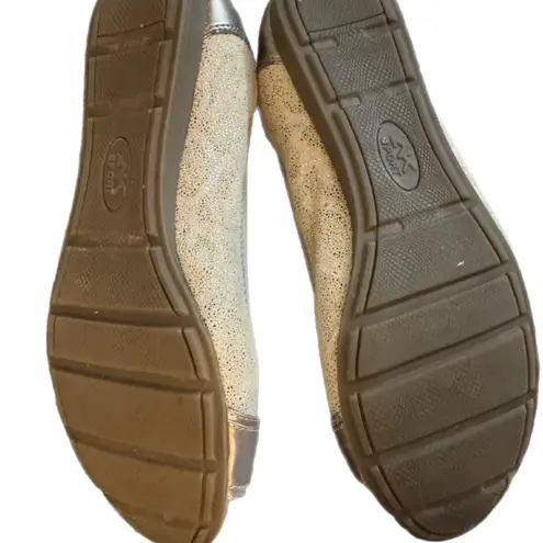 Anne Klein  Sport Aztec Gold Ballet Flats Size 6