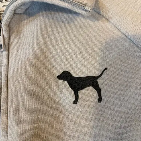 Victoria's Secret  Gray Ombre Zip-Up Sweater