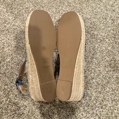 Journee Collection Brand New Crew Wedge Sandals | Size: 8.5