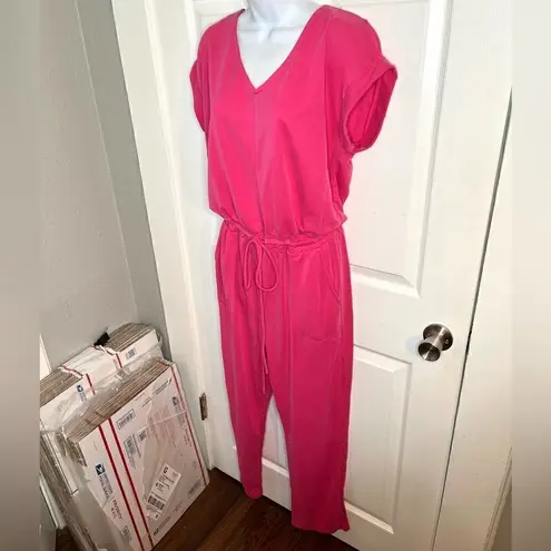 Red Dress Boutique Ces Femme Flirt With Fun Hot Pink Jumpsuit M NWOT Size M