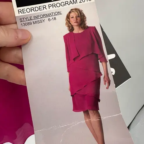 NWT Ursula of Switzerland Mother Of the Bride Dress English Rose Pink Size 8