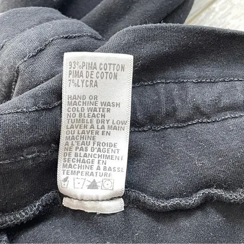 James Perse Yoga Pants Black (medium) pima cotton low rise wide leg lounge comfy