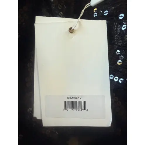 Mac Duggal NWT 10829 Sequin
Ruffled Cut Out Lace Up Gown in Black Sz 2 $598