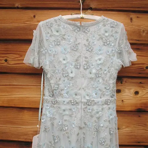 Mac Duggal 9212 Womens Embellished High Neck Cap Sleeve A Line Dress