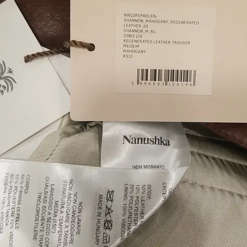 💕NANUSHKA💕 Regenerated Leather Pants