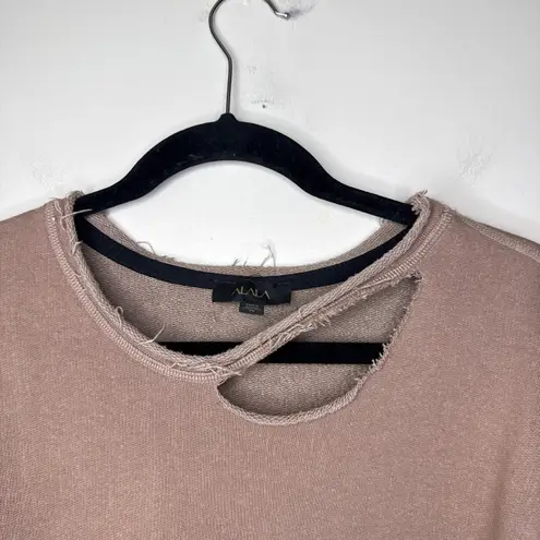 Cypher Sweatshirt Distressed Size XS Style #ALALA30084 Lightweight Fleece