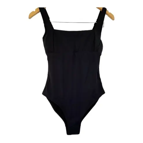 Sea Level Essentials Square Neck One Piece Size 8 NWT Black
