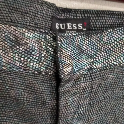 Guess  Jeans USA 27 Vintage Rainbow Metallic Snakeskin Pants