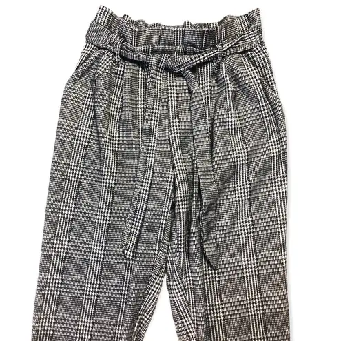 Eye Candy High Rise Paperbag Plaid Pants