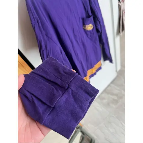 PINK - Victoria's Secret PINK By Victorias Secret LSU Geaux Tigers Long Sleeve Top Woman’s Size Large thumbnail 2