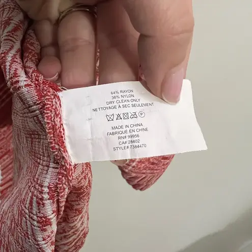 Shoshanna Pink Heath Knit Jacquard Mini Dress Size Medium $418