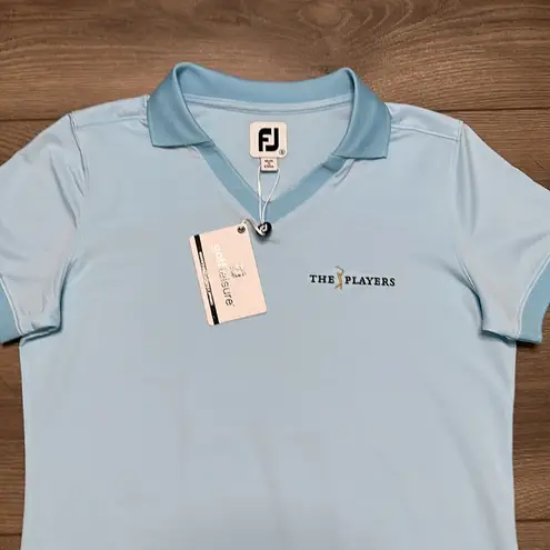 FootJoy The Players Blue Stripe Golf Polo Size Small