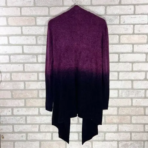 Barefoot Dreams Bamboo Chic Lite Calypso Purple Ombré Wrap Sweater Size S/M