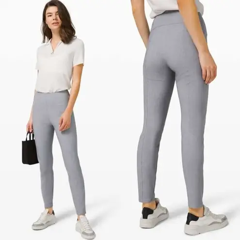 Lululemon  Grey High Rise 7/8 Pant Womens Size 2