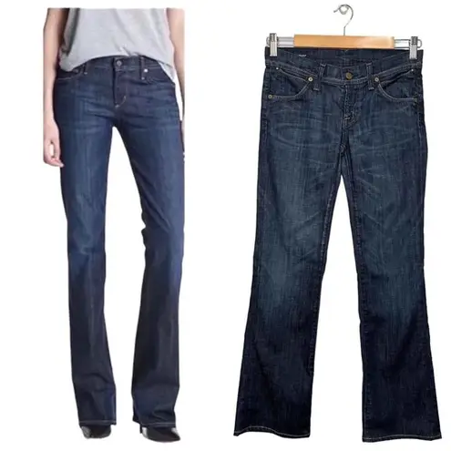 Citizen Of Humanity COH Low Waist Bootcut Kelly Stretch Denim Jeans Blue 25