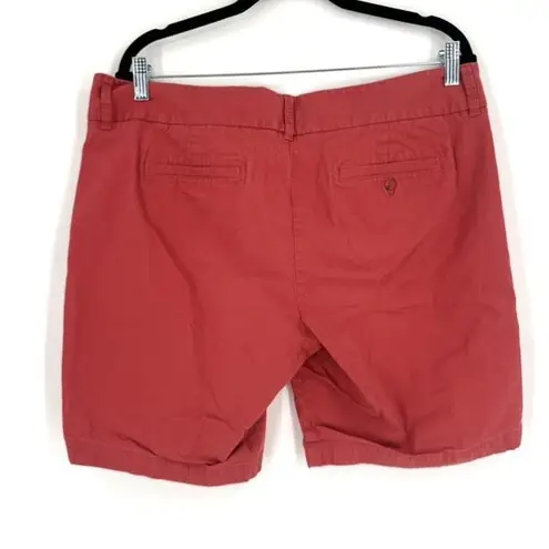 J. Crew Women’s 9" Frankie bermuda chino short Size 14 Pink