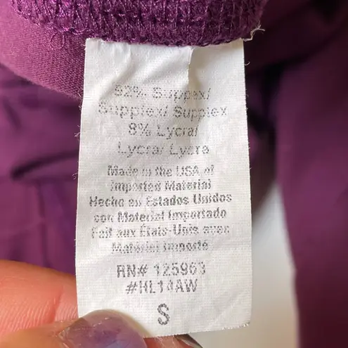 Beyond Yoga Purple quilted ankle zip leggings size S small Revolve Carbon38