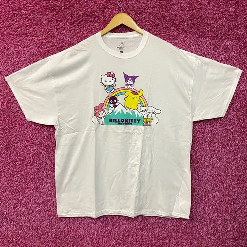 Sanrio Hello Kitty and Friends Over A Rainbow T-Shirt 2XL