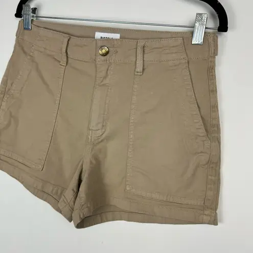 Pistola  Womens Cargo Shorts Sz 29 Mara Khaki Tan High Rise Safari