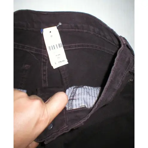 New NWT $216 Designer Carmar Skinny Destroyed Knee Brown Jeans Womens 25 USA