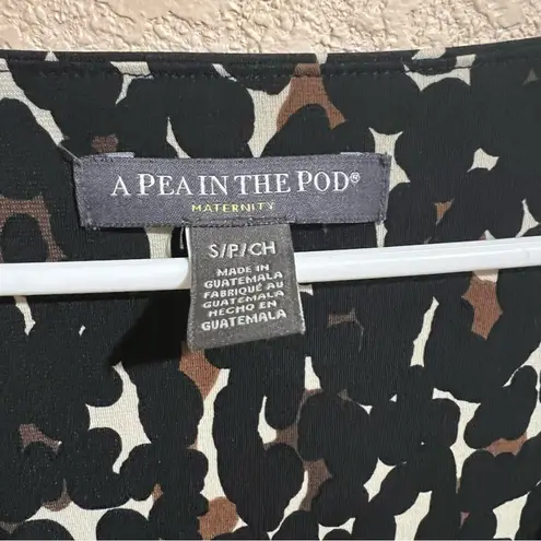 A pea in the pod maternity cheetah leopard animal jersey wrap dress S - Image 6
