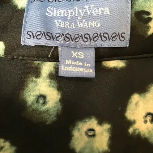 Simply Vera Forest Green Flower Detail short Skirt size XS