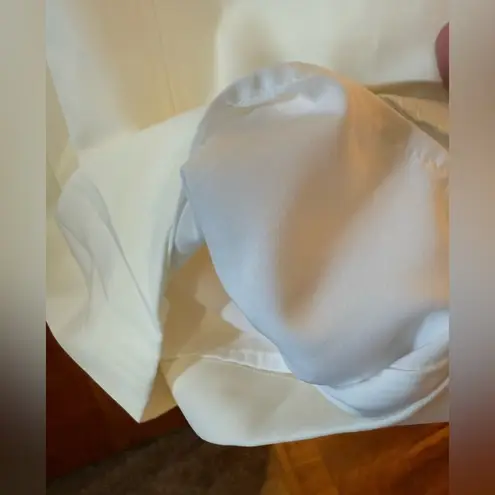 Milly Monroe Cady Pants Ecru Waist Tie Detail Lined Revolve NWT Size 0 MSRP $325