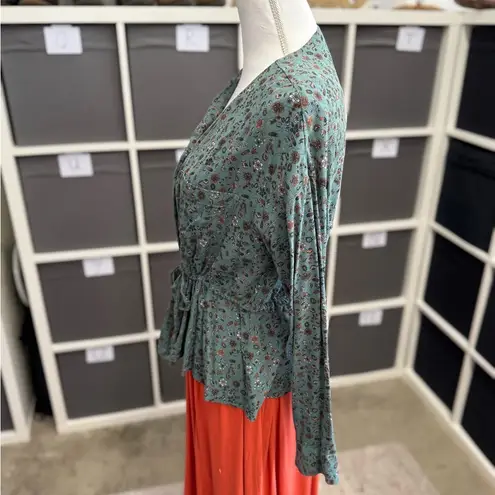 Dip Woodland Ditsy Floral Button