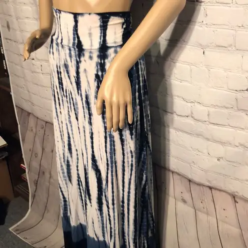 Relativity  Tie-Dye Look Straight Maxi Skir…