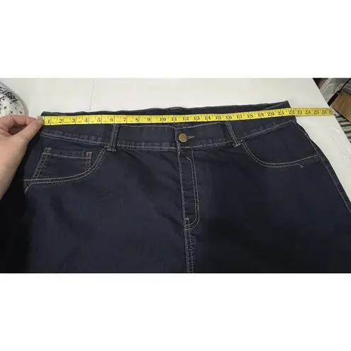 Venezia Women’s Jeans Size 28 Dark Wash Blue Denim Classic Casual Plus Size Jean