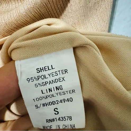 Hot & Delicious Women Diamond Sparkly Sexy Cutout Mini Dress Size S