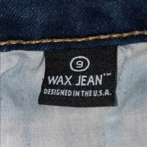 Wax Jean Wax Jeans Butt I love You Medium Wash Blue Jean Size 9