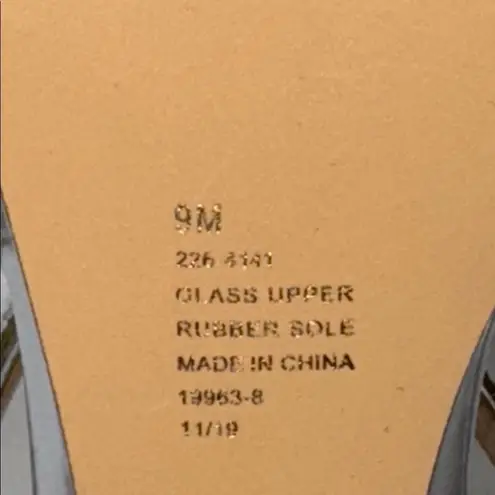 I. Miller Silver Rhinestone Wedge Sandals - Women’s Size 9 “Glass Slipper”