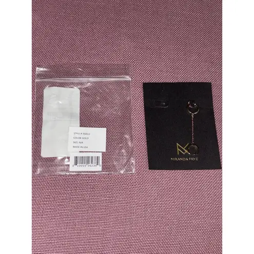 MIRANDA FRYE Elliot Double Hoop SINGLE earrings in Gold Womens Chain