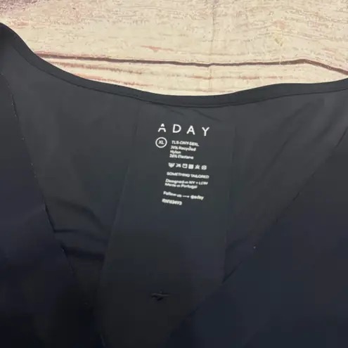 ADAY Something Tailored Shirt Navy Blue Size XL