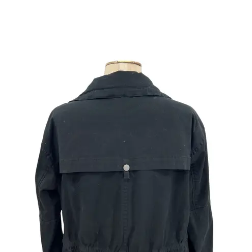 Atm Anthony Thomas Melillo Washed Cargo Jacket Cotton Black Size Medium