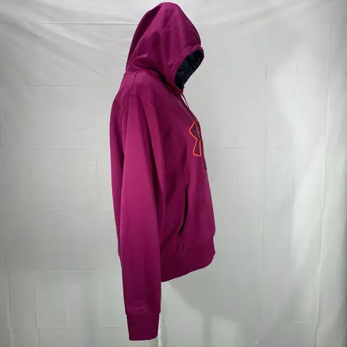 Under Armour  U Storm Purple Semi Fitted Coldgear Hoodie Size Large